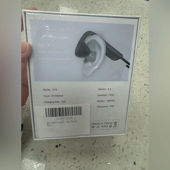 Bone Conduction Headphones,Open Ear Headphones Bluetooth 5.3 with Mic, - Picture 3 of 9